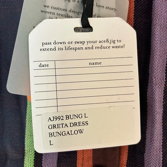 NWT Ace & Jig Greta Dress Mid Button-Down Dress - Picture 8 of 10